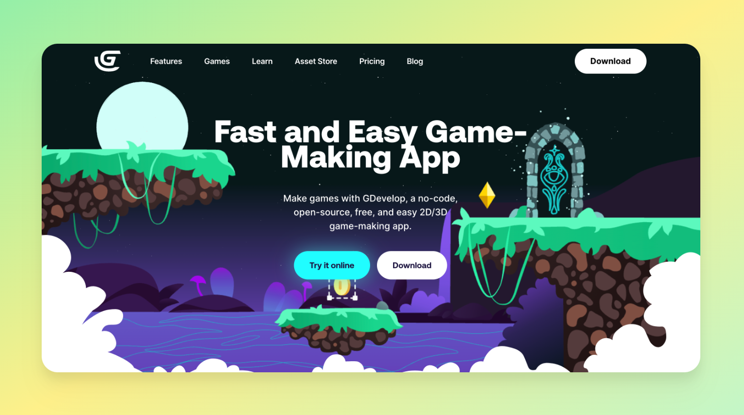 No-Code Game Engines - GDevelop